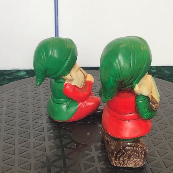 Vintage Homco Toy Making Elves Gnomes Christmas Set of 2 - Picture 4 of 15